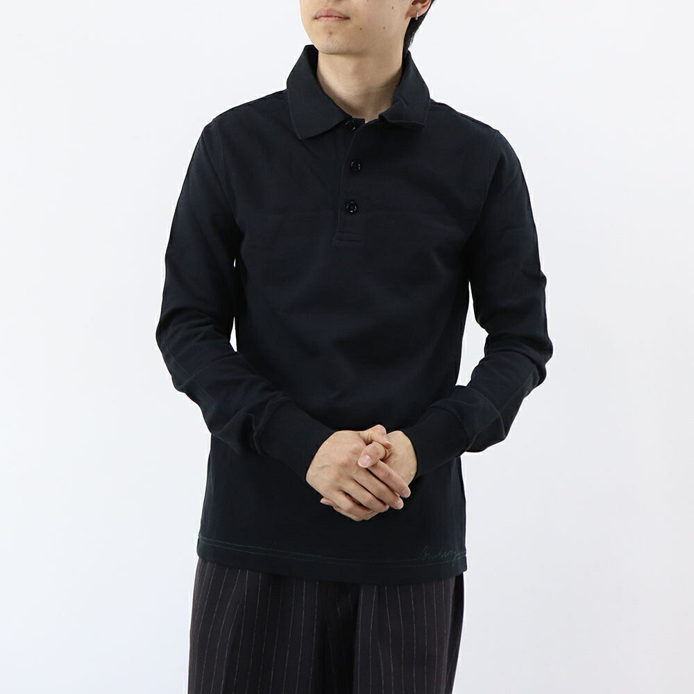 BURBERRY ポロシャツ ブラック 長袖ポロシャツ 8094753
