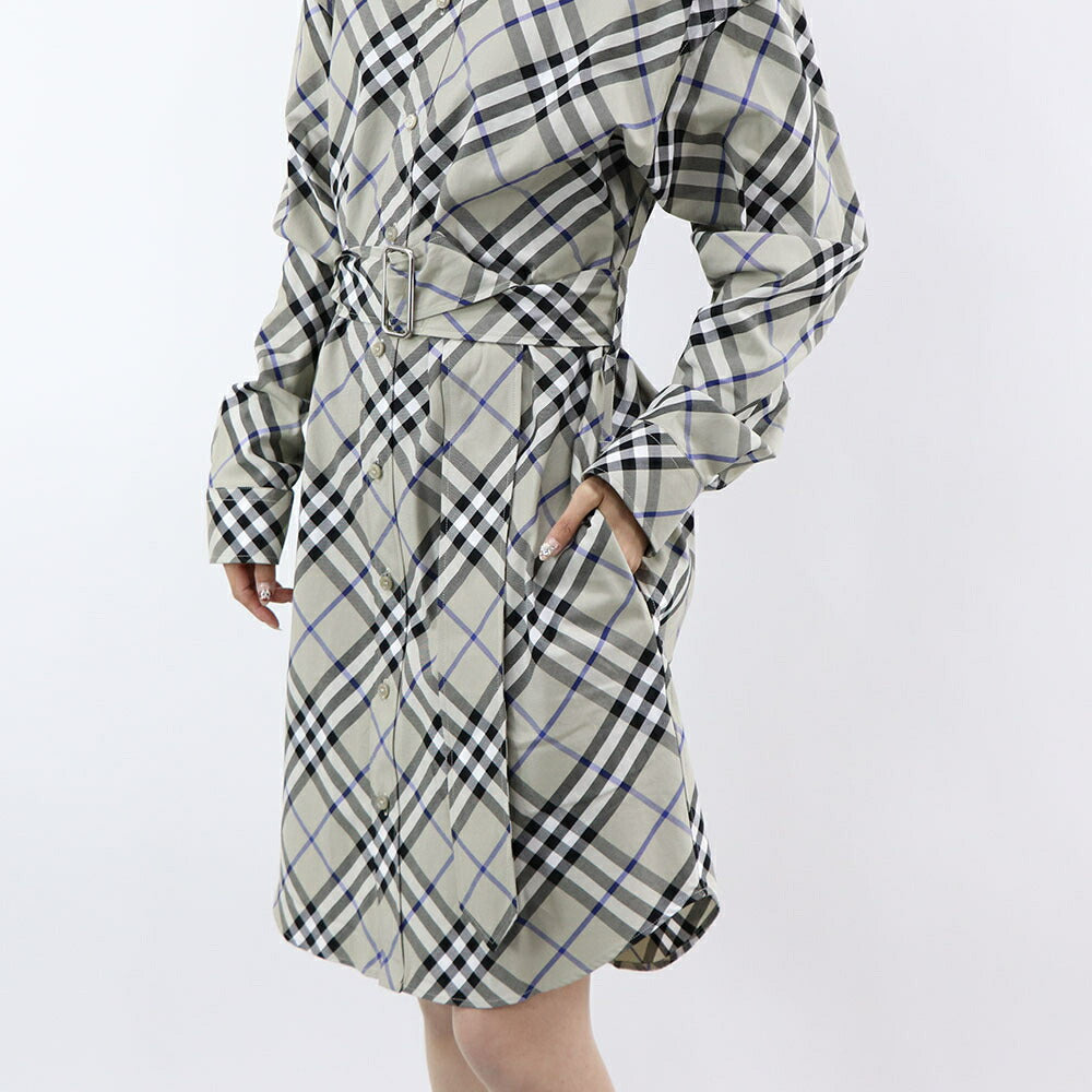 BURBERRY ワンピース グレー チェック柄 8090717
