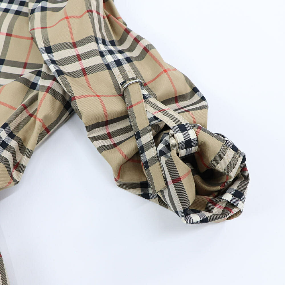 BURBERRY ワンピース ベージュ チェック柄リボン ベルト 8085647