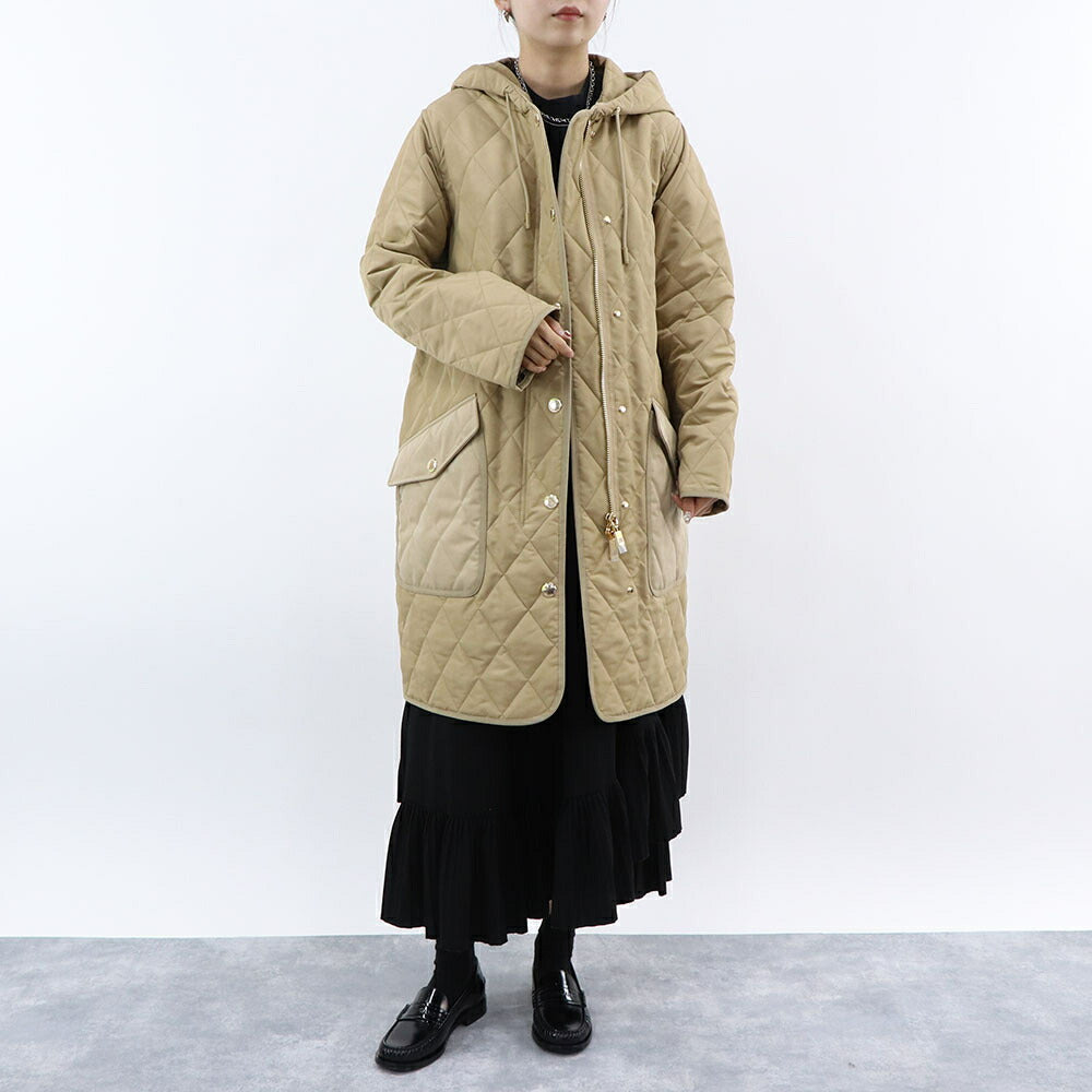 BURBERRY コート ベージュ ロングコート チェック柄 8096352
