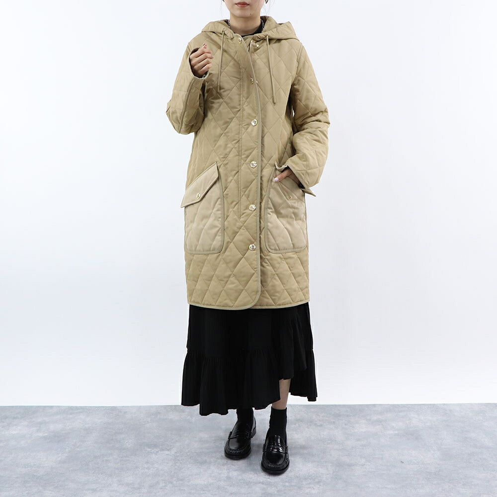 BURBERRY コート ベージュ ロングコート チェック柄 8096352