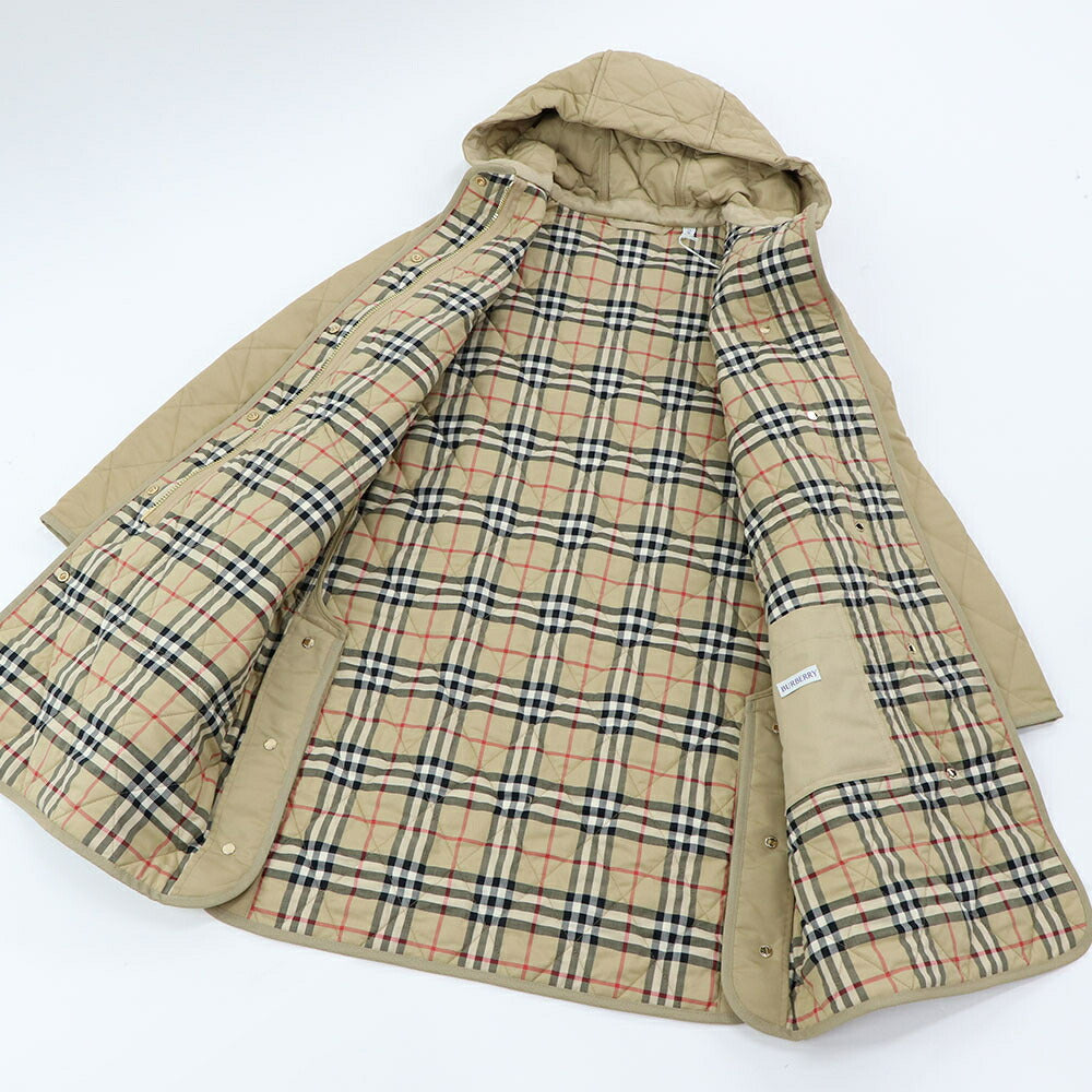 BURBERRY コート ベージュ ロングコート チェック柄 8096352
