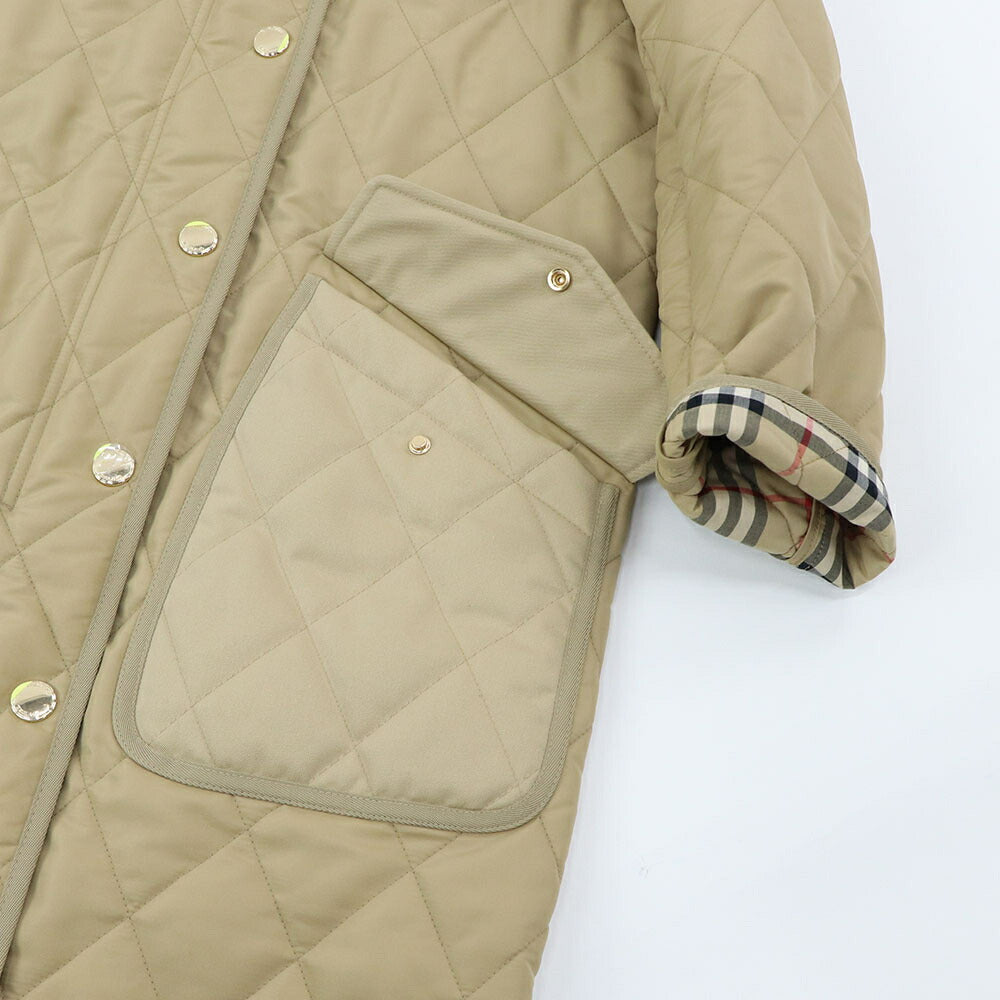 BURBERRY コート ベージュ ロングコート チェック柄 8096352