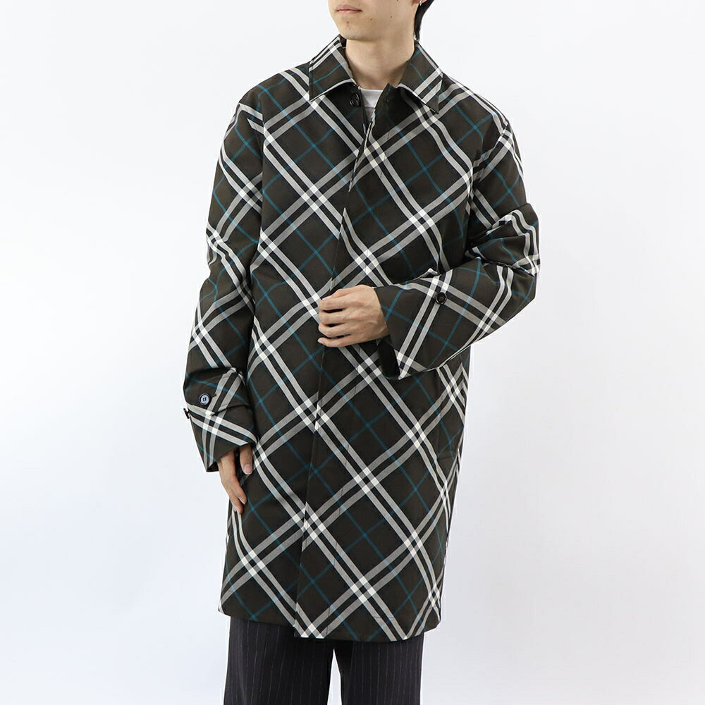 BURBERRY コート ブラウン チェック柄 8091845