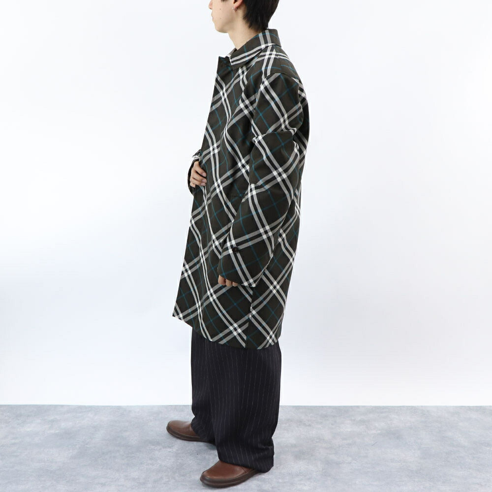 BURBERRY コート ブラウン チェック柄 8091845