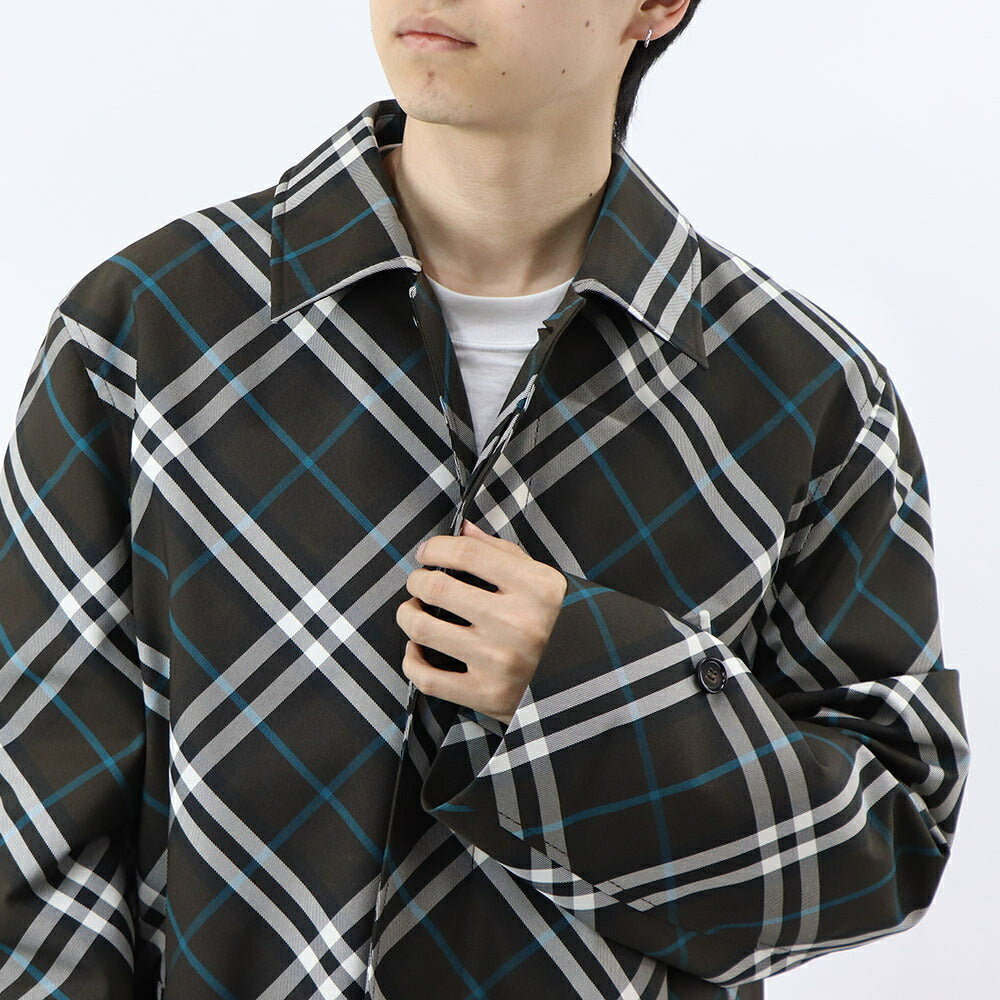 BURBERRY コート ブラウン チェック柄 8091845