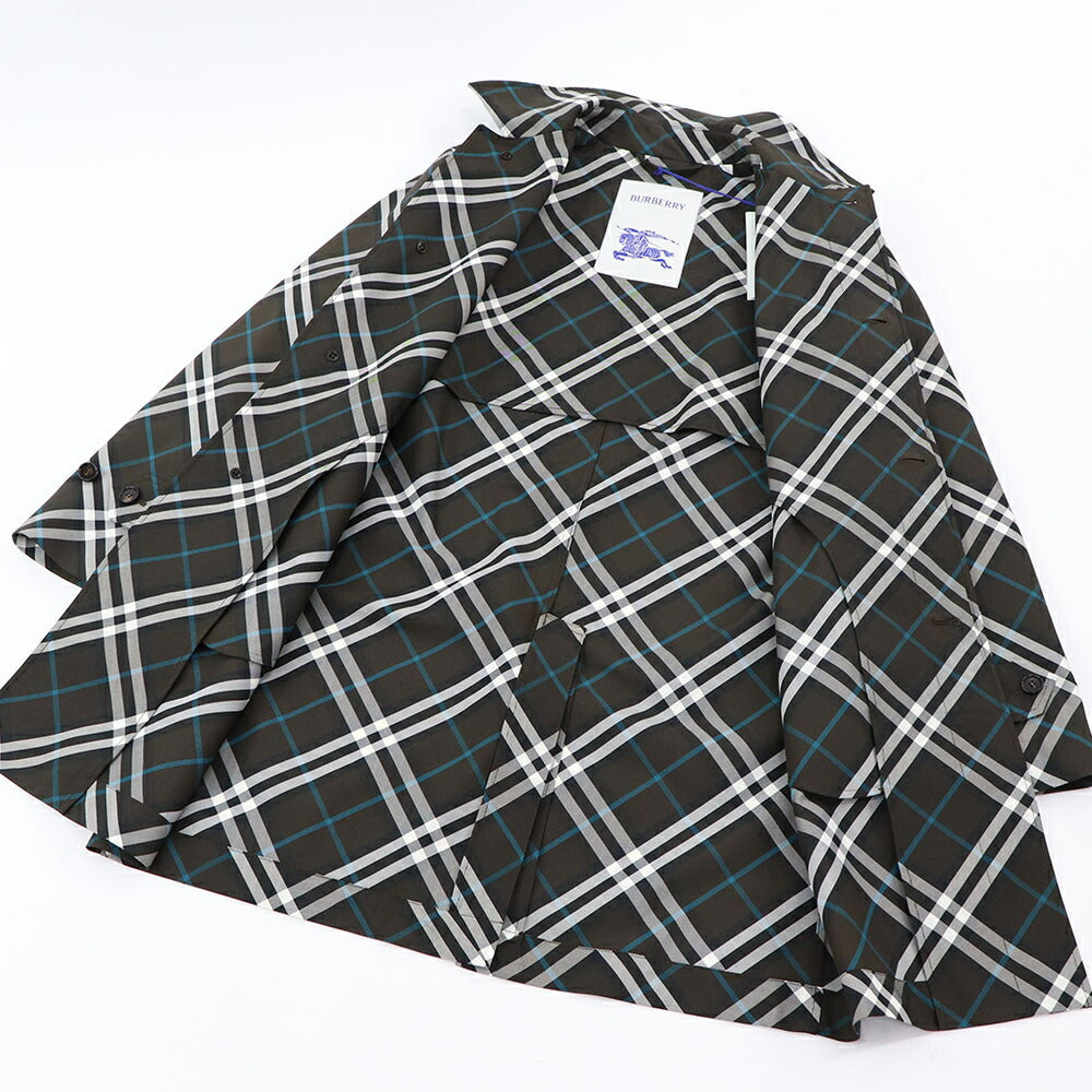 BURBERRY コート ブラウン チェック柄 8091845