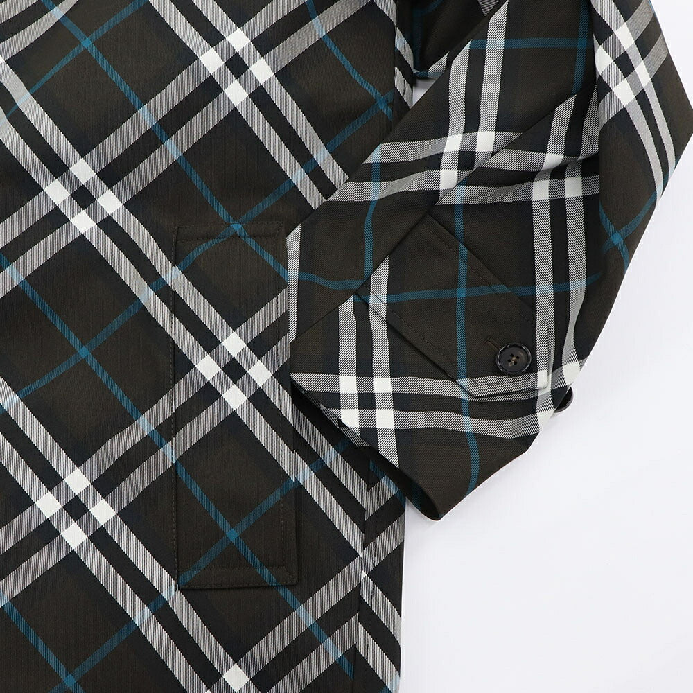 BURBERRY コート ブラウン チェック柄 8091845