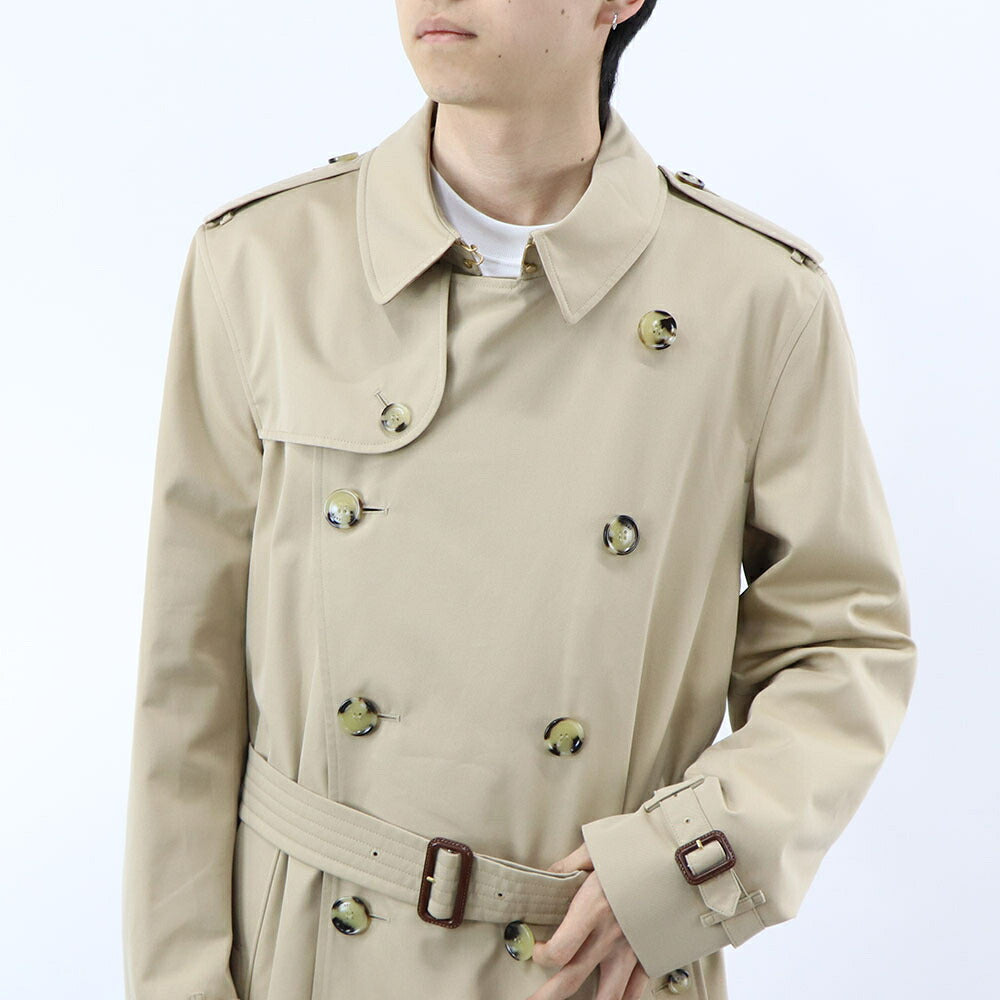 BURBERRY アウター コート ベージュ トレンチコート チェック柄 8079388