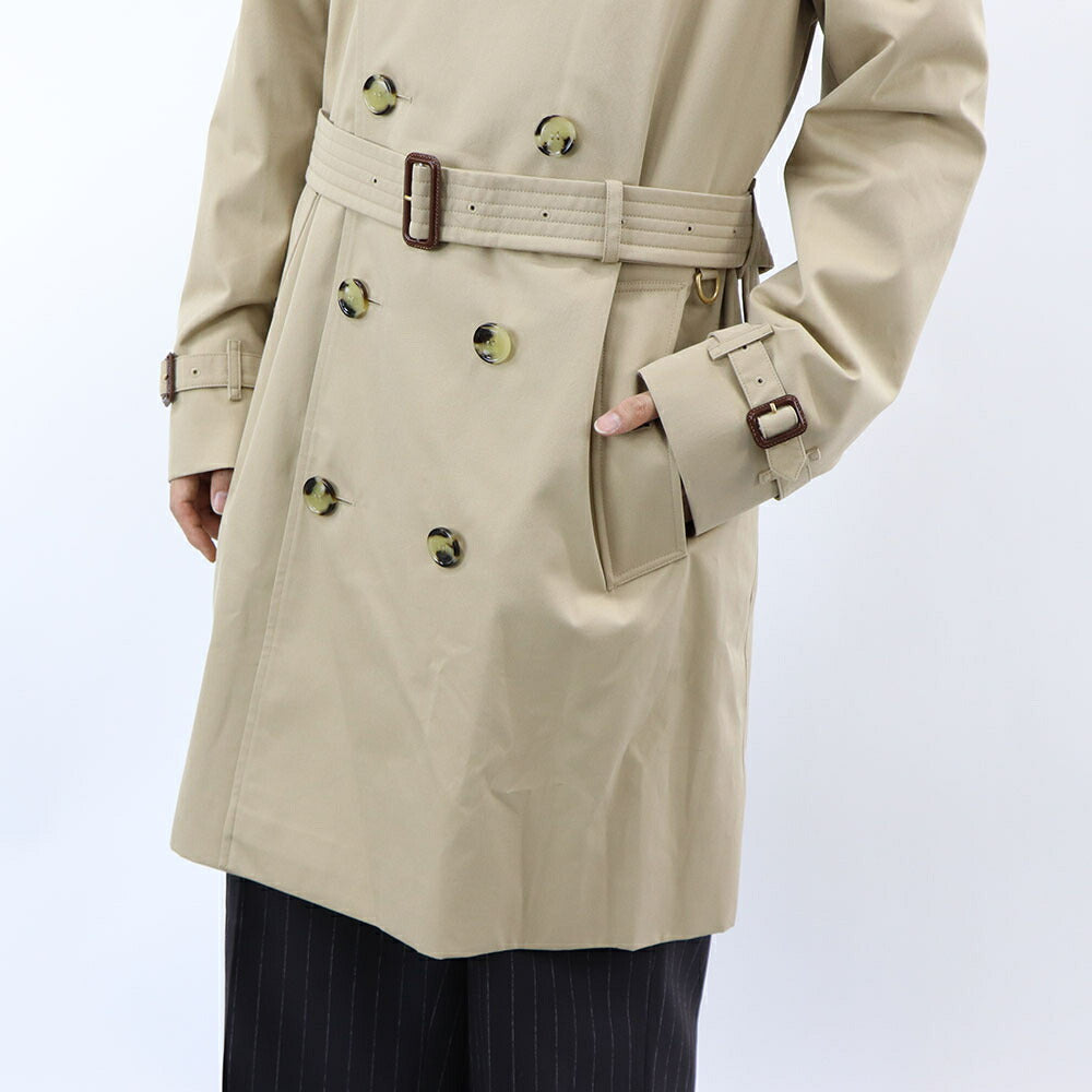 BURBERRY アウター コート ベージュ トレンチコート チェック柄
