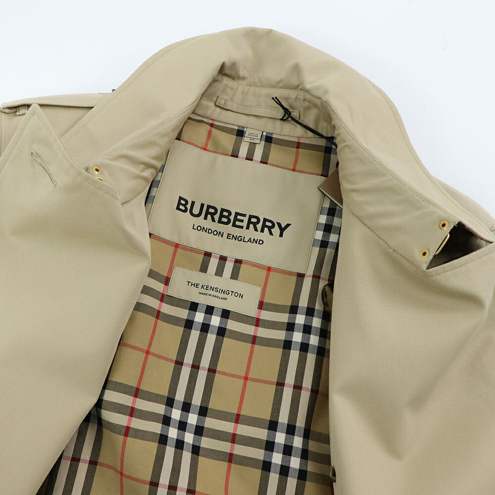 BURBERRY アウター コート ベージュ トレンチコート チェック柄 8079388