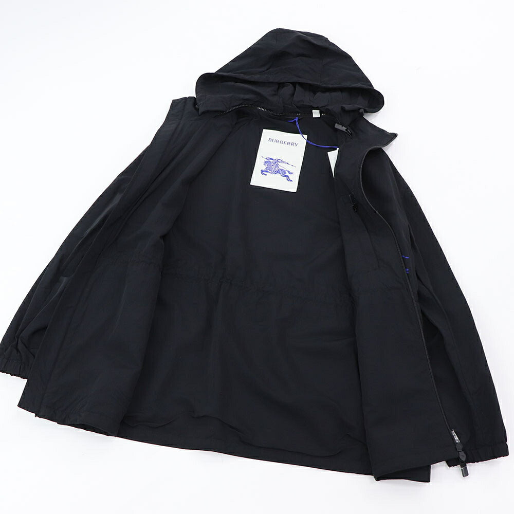 BURBERRY ブラック ナイロンジャケット ワンポイント 8087234