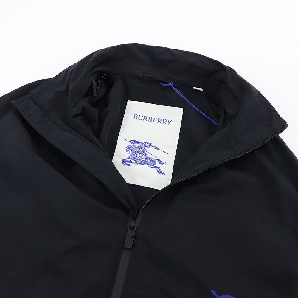 BURBERRY ブラック ナイロンジャケット ワンポイント 8087234