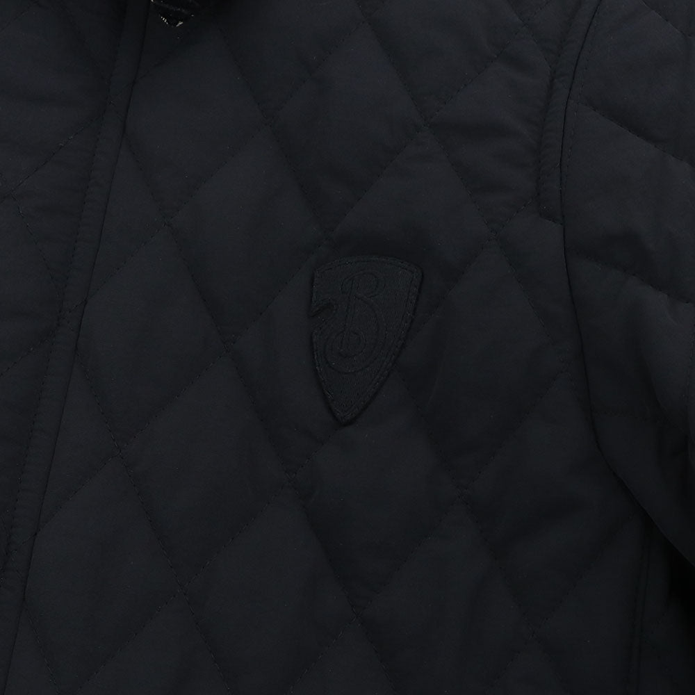 BURBERRY ブラック キルティング コーデュロイ ショートジャケット 8096917