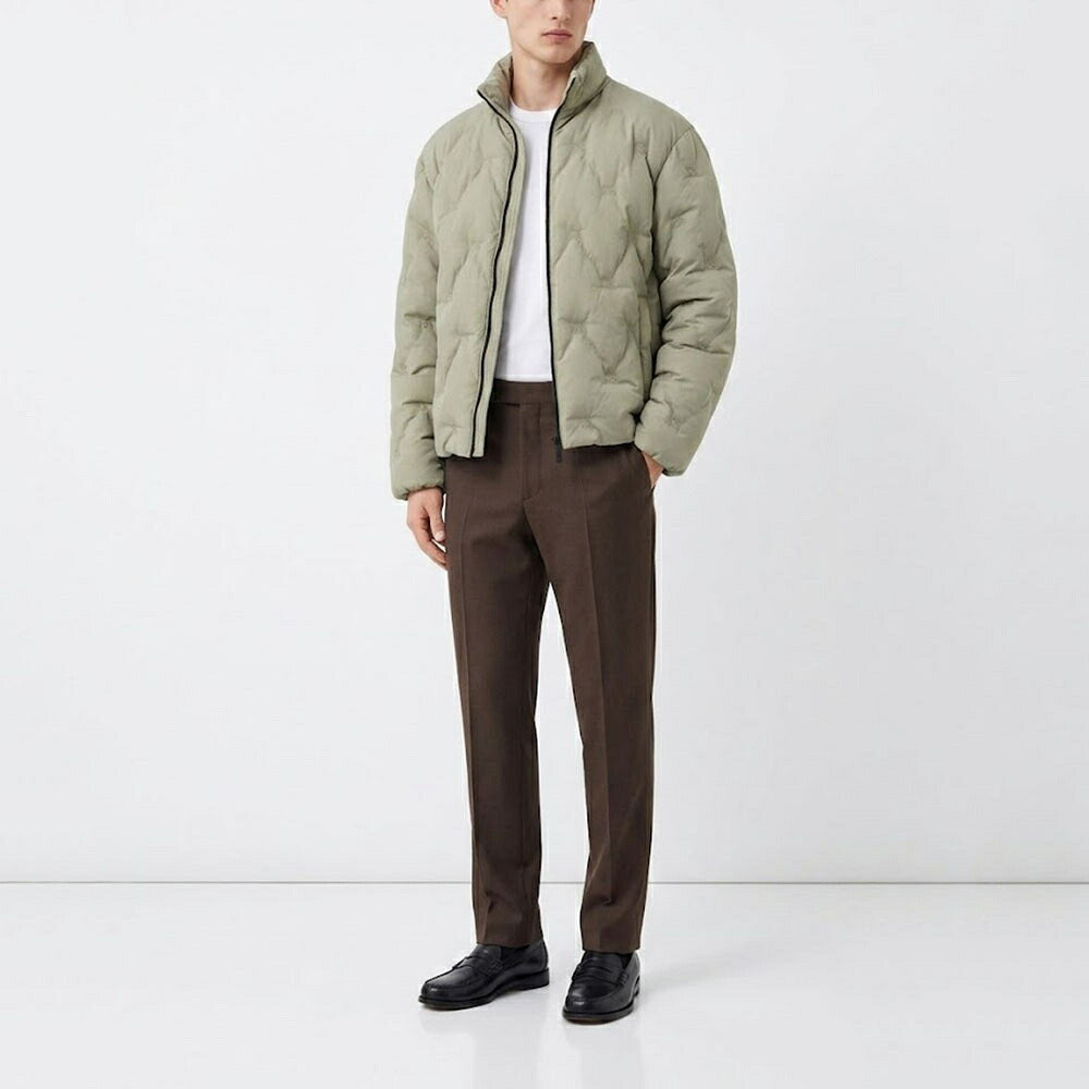 BURBERRY バーバリー メンズ アウター ダウンウェア ベージュ ポリアミド キルティング ダウンジャケット ハーフ・ショート丈 8094590