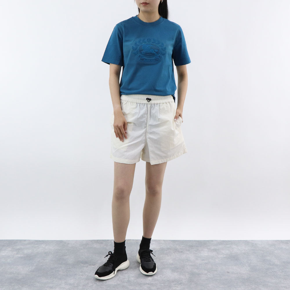 BURBERRY ショートパンツ ホワイト ナイロンパンツ スポーツウェア 8090399