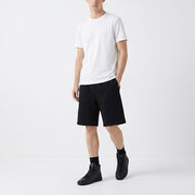 BURBERRY バーバリー メンズ ボトムス ショートパンツ ブラック コットン ハーフパンツ リラックスウェア 8084959