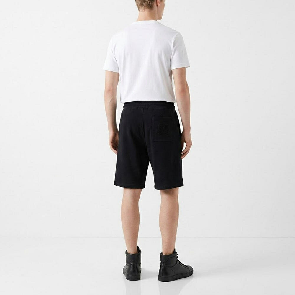 BURBERRY バーバリー メンズ ボトムス ショートパンツ ブラック コットン ハーフパンツ リラックスウェア 8084959