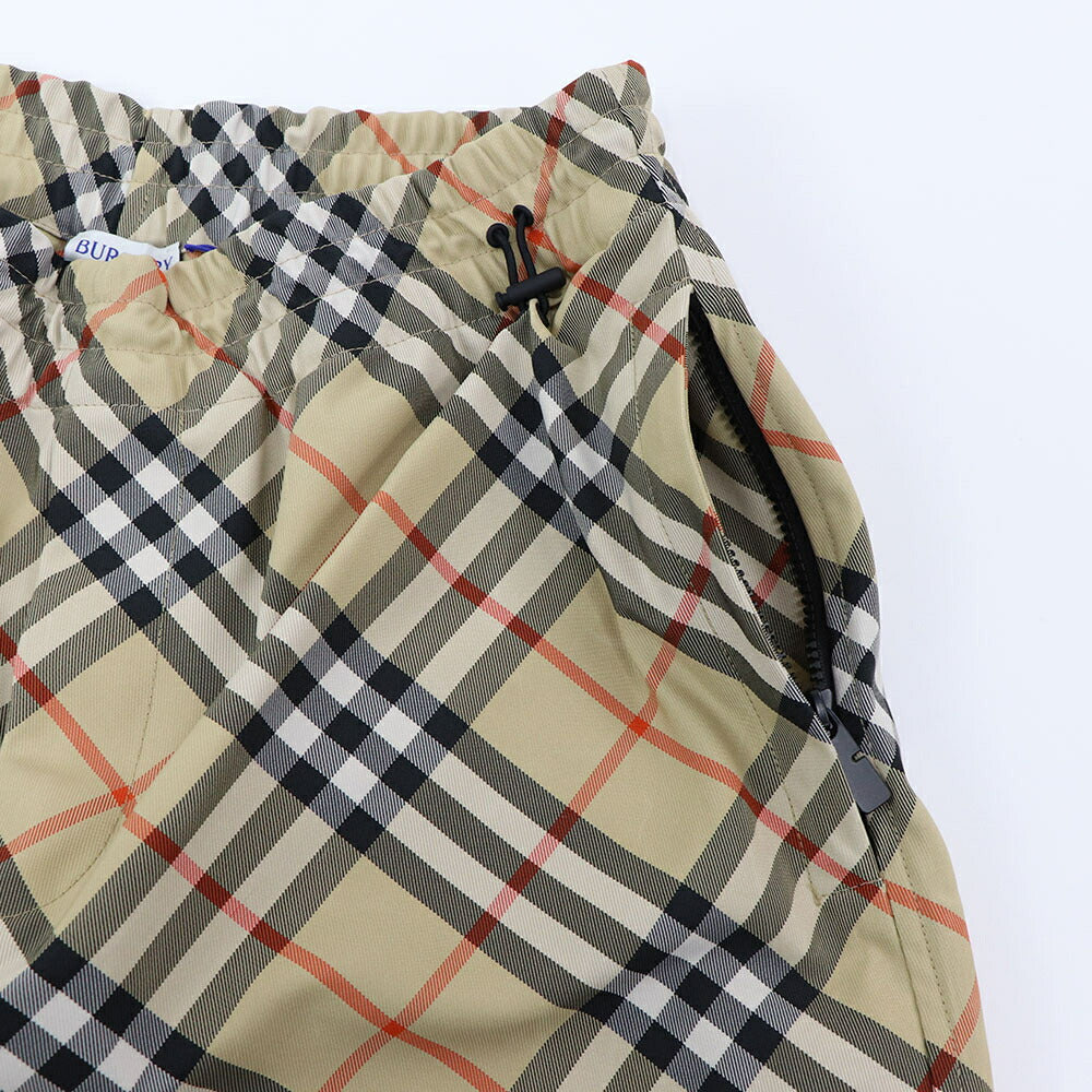 BURBERRY ベージュ チェック柄 ストレートパンツ バーバリーチェック 8087032