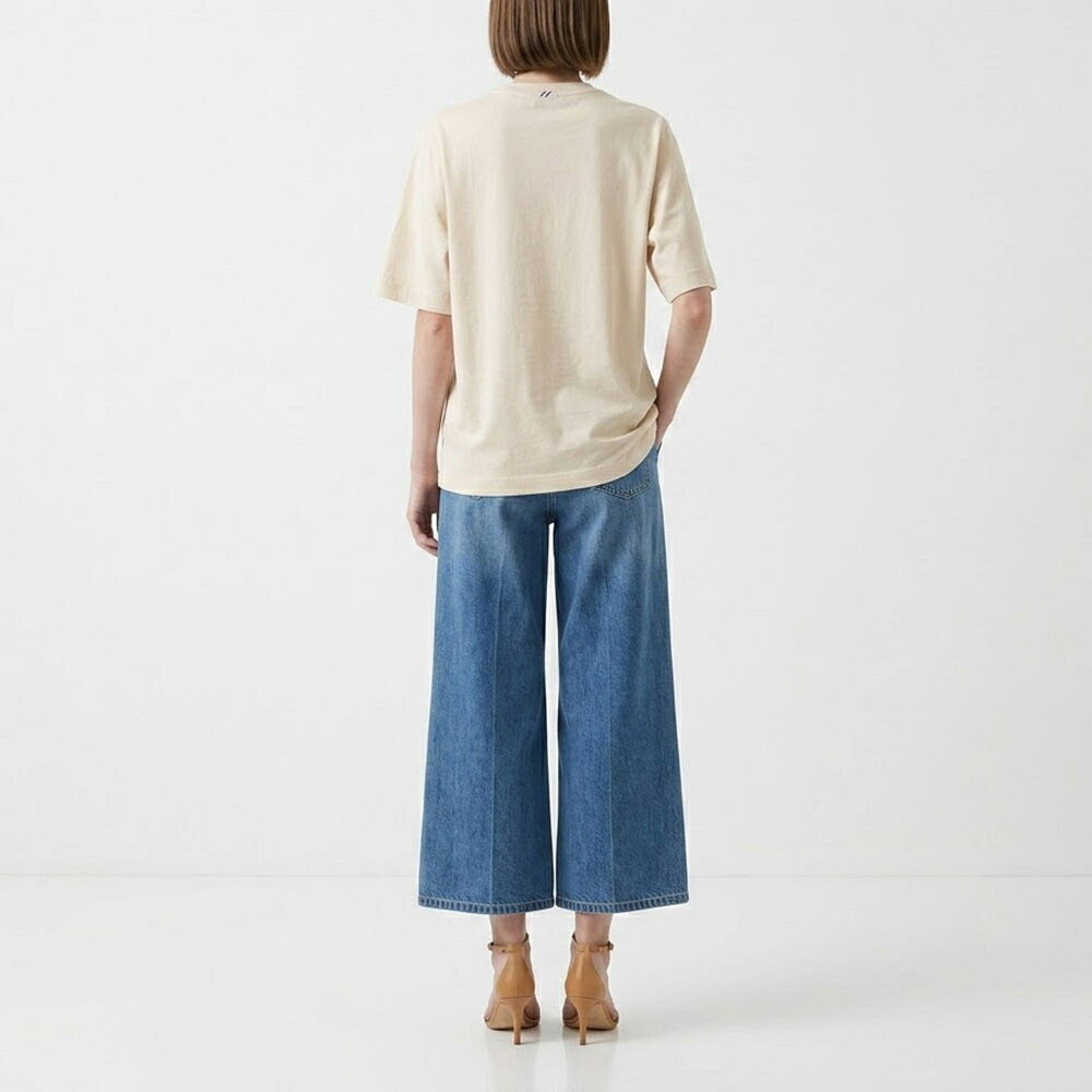 BURBERRY バーバリー メンズ トップス Tシャツ・カットソー ベージュ コットン ワンポイント 刺繍 半袖 8083627