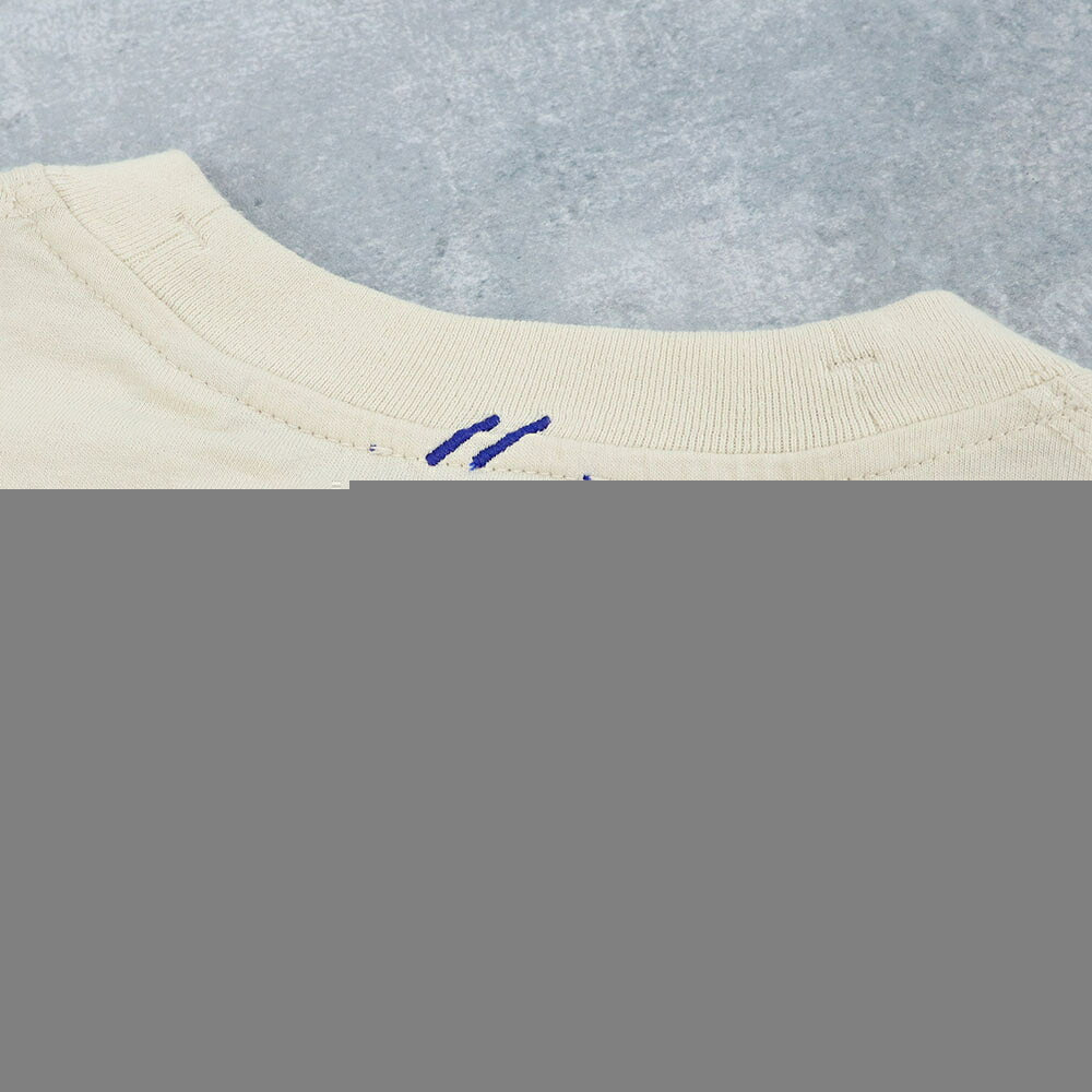 BURBERRY バーバリー メンズ トップス Tシャツ・カットソー ベージュ コットン ワンポイント 刺繍 半袖 8083627