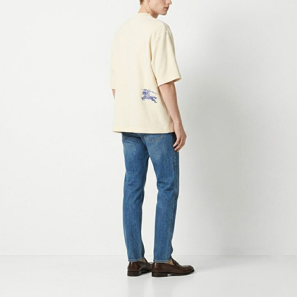 BURBERRY バーバリー メンズ トップス Tシャツ・カットソー ベージュ コットン タオル地 半袖 8081233