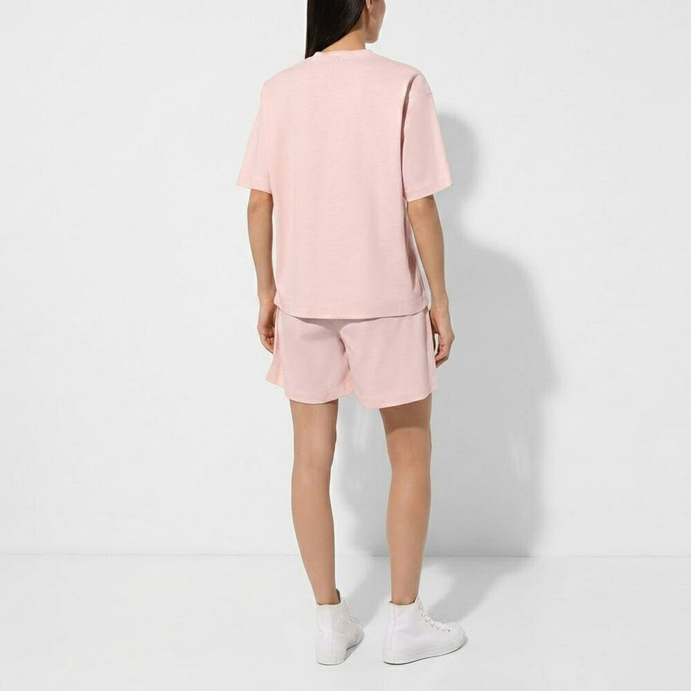 BURBERRY バーバリー レディース トップス Tシャツ・カットソー ピンク コットン ロールアップ 半袖 8083599