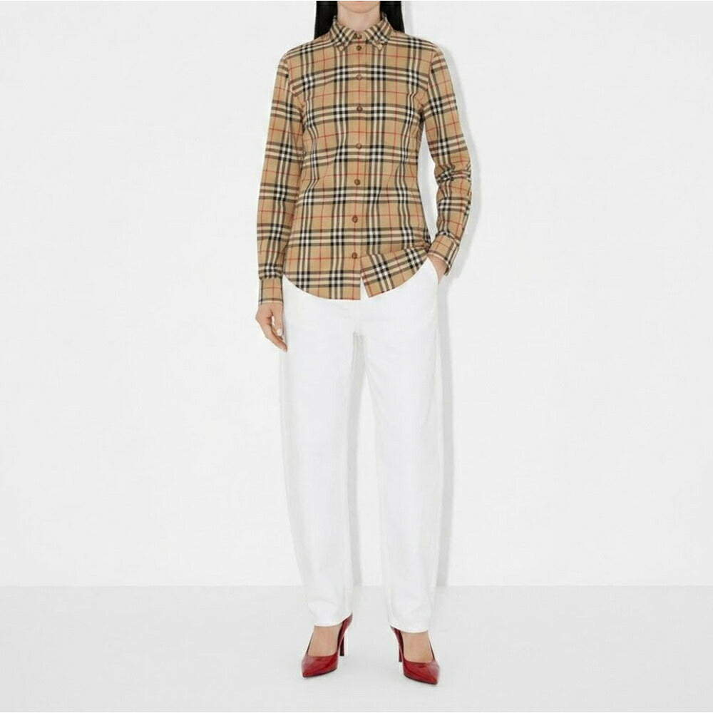 BURBERRY バーバリー レディース トップス シャツ・ブラウス ベージュ系 コットン バーバリーチェック 8083149