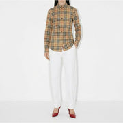 BURBERRY バーバリー レディース トップス シャツ・ブラウス ベージュ系 コットン バーバリーチェック 8083149