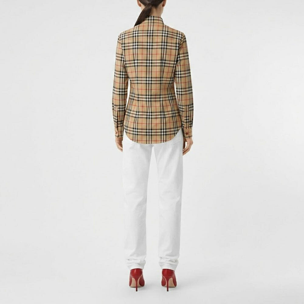 BURBERRY バーバリー レディース トップス シャツ・ブラウス ベージュ系 コットン バーバリーチェック 8083149