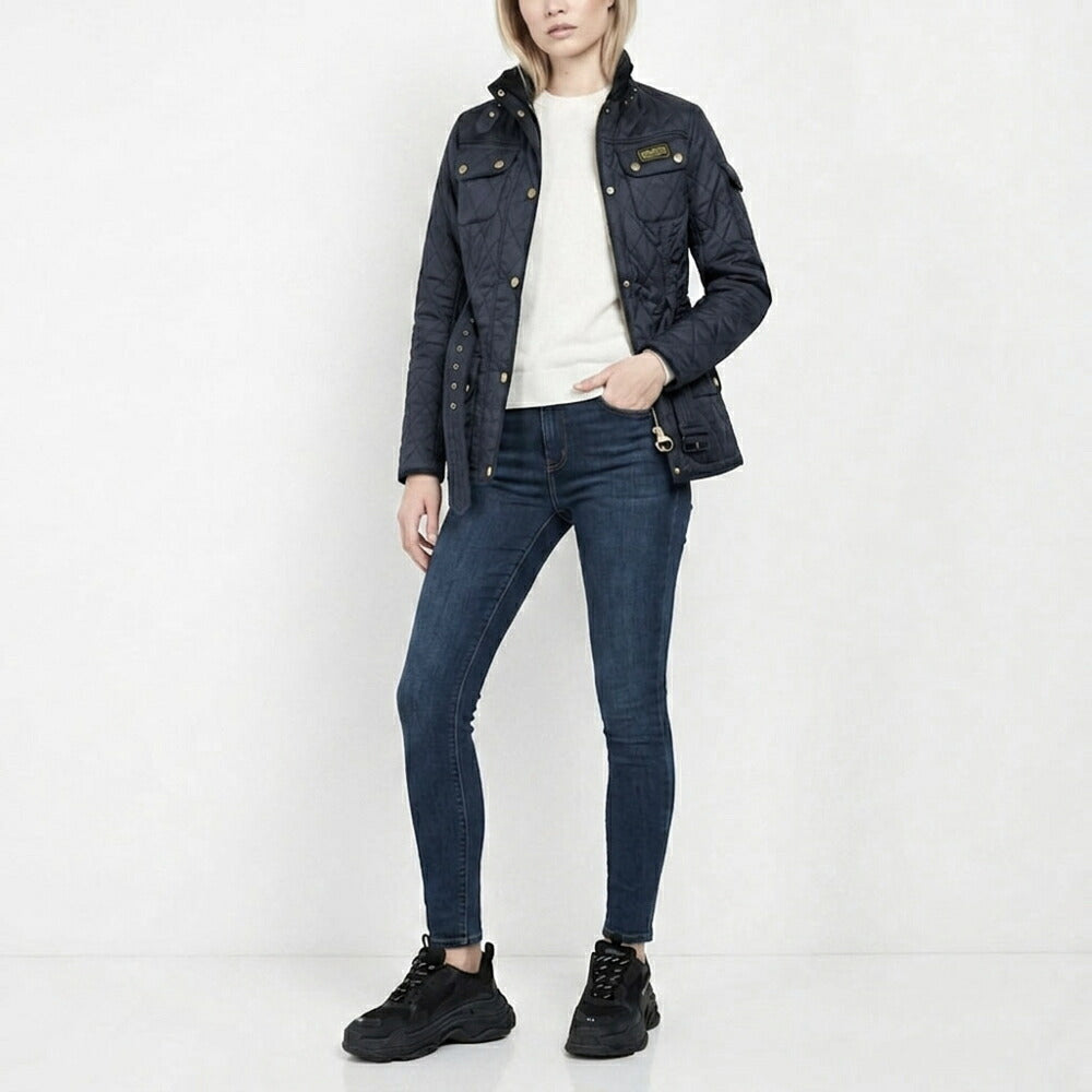 Barbour バブアー レディース アウター ジャケット・ブルゾン ネイビー ポリアミド キルトジャケット LQU0078