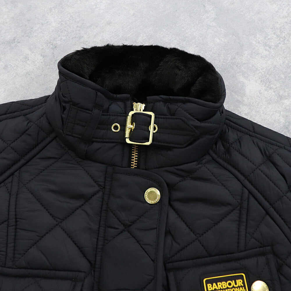 Barbour バブアー レディース アウター ジャケット・ブルゾン ブラック ポリエステル キルトジャケット LQU1201