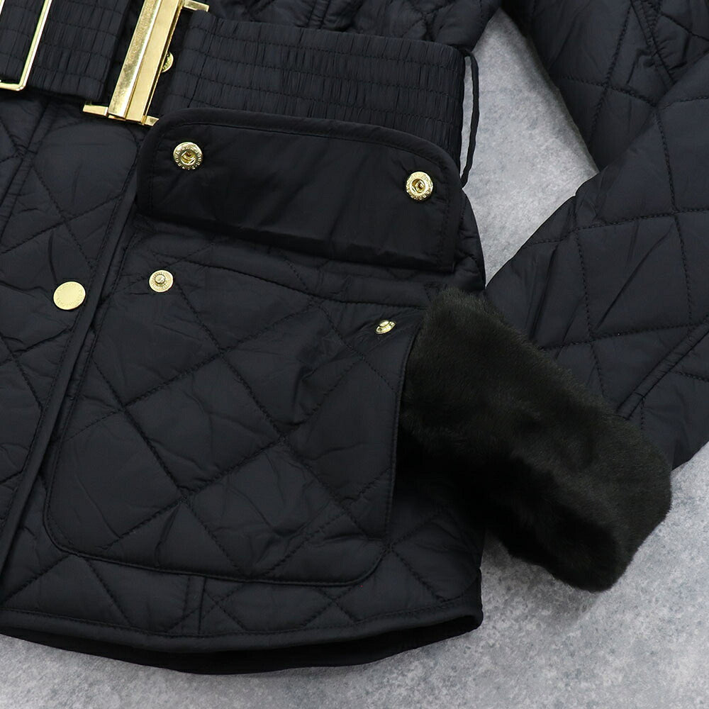Barbour バブアー レディース アウター ジャケット・ブルゾン ブラック ポリエステル キルトジャケット LQU1201