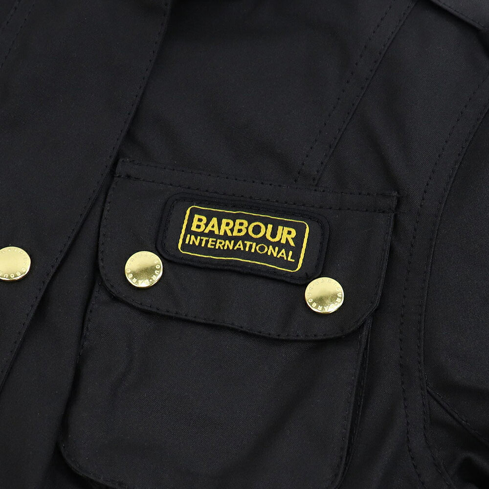 Barbour バブアー レディース アウター ジャケット・ブルゾン ブラック ワックスコットン ミリタリージャケット LWX0003