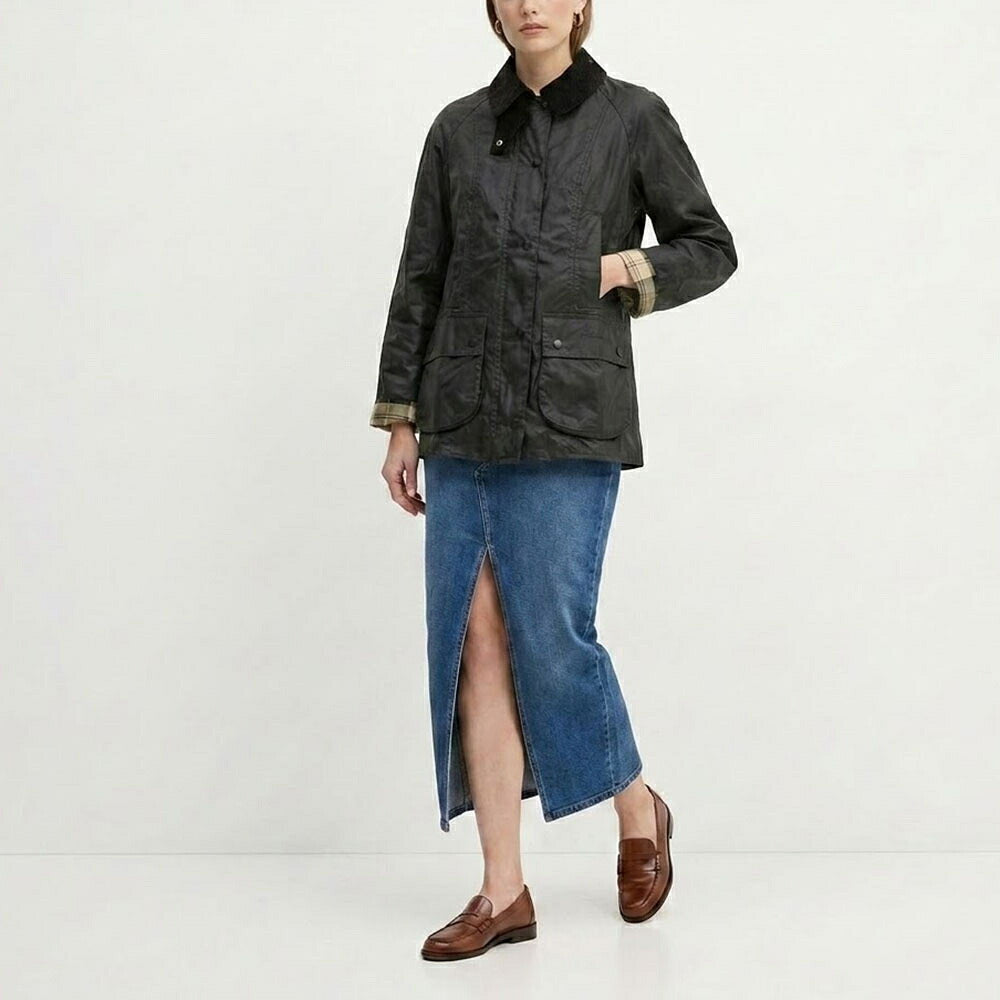 Barbour バブアー レディース アウター ジャケット・ブルゾン ネイビー ブラック セージ 綿 ワックスジャケット LWX0667