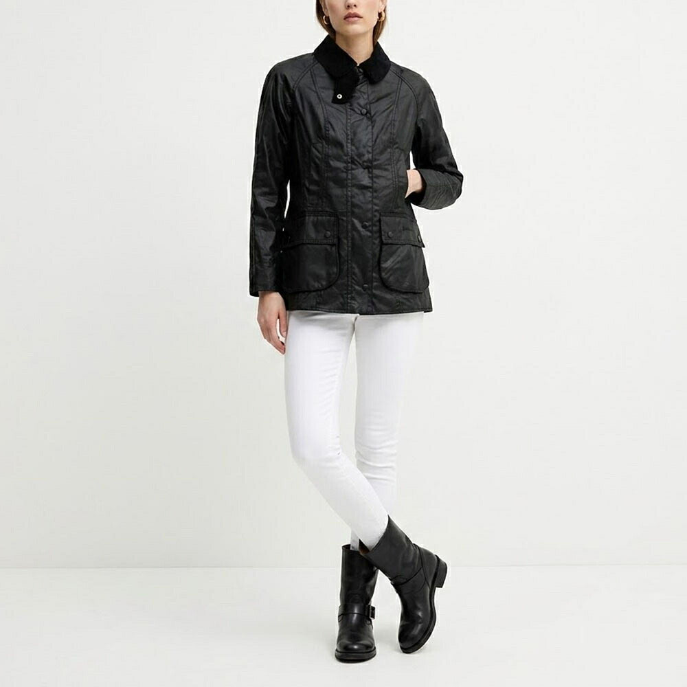 Barbour バブアー レディース アウター ジャケット・ブルゾン ネイビー ブラック セージ 綿 ワックスジャケット LWX0667