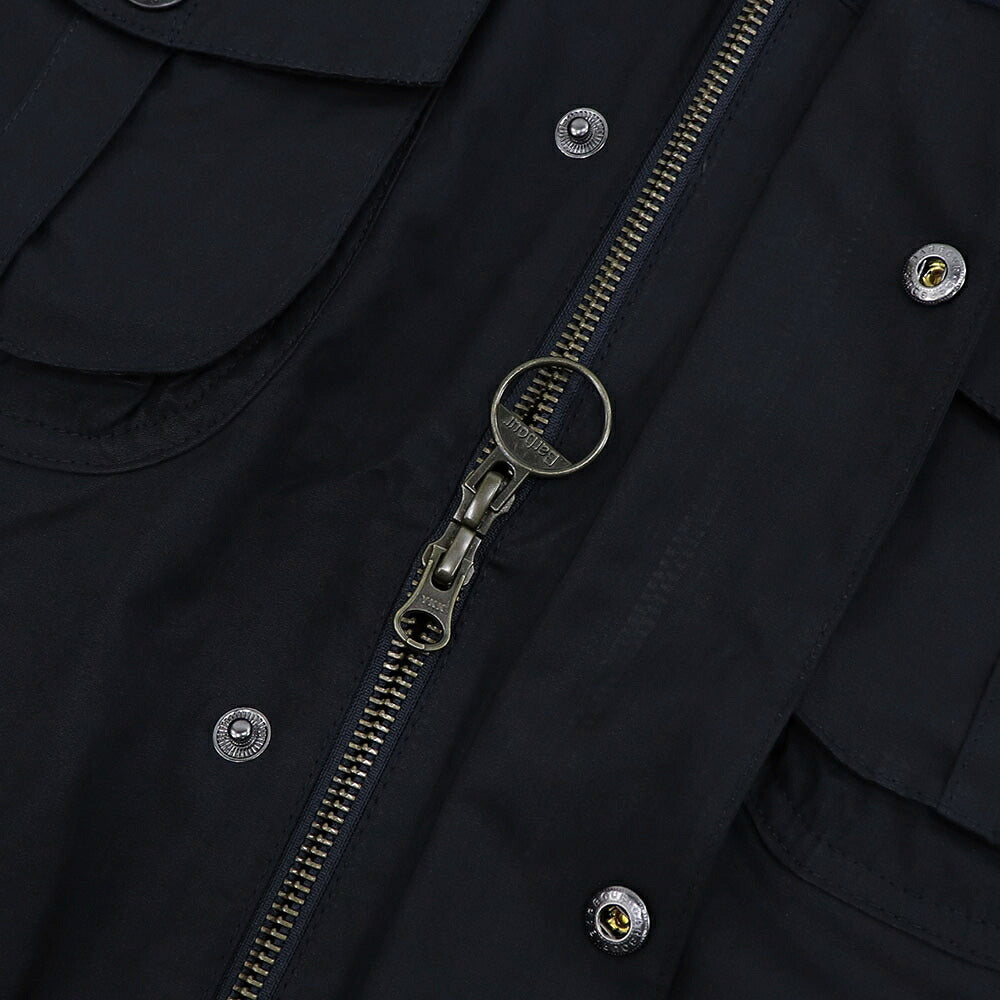 Barbour バブアー メンズ アウター ジャケット・ブルゾン ネイビー 綿 ミリタリー ロゴ 刺繍 MCA0430
