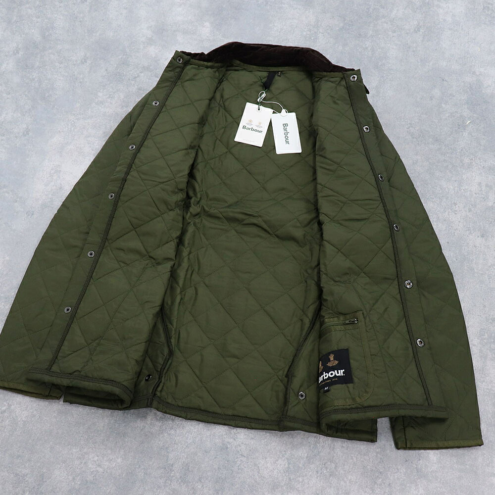 Barbour バブアー メンズ アウター ジャケット・ブルゾン オリーブ ナイロン キルティングジャケット ミリタリー MQU0240