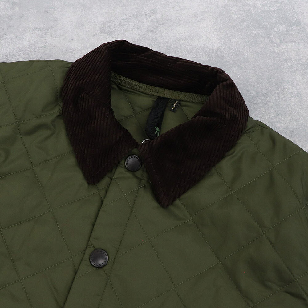 Barbour バブアー メンズ アウター ジャケット・ブルゾン オリーブ ナイロン キルティングジャケット ミリタリー MQU0240