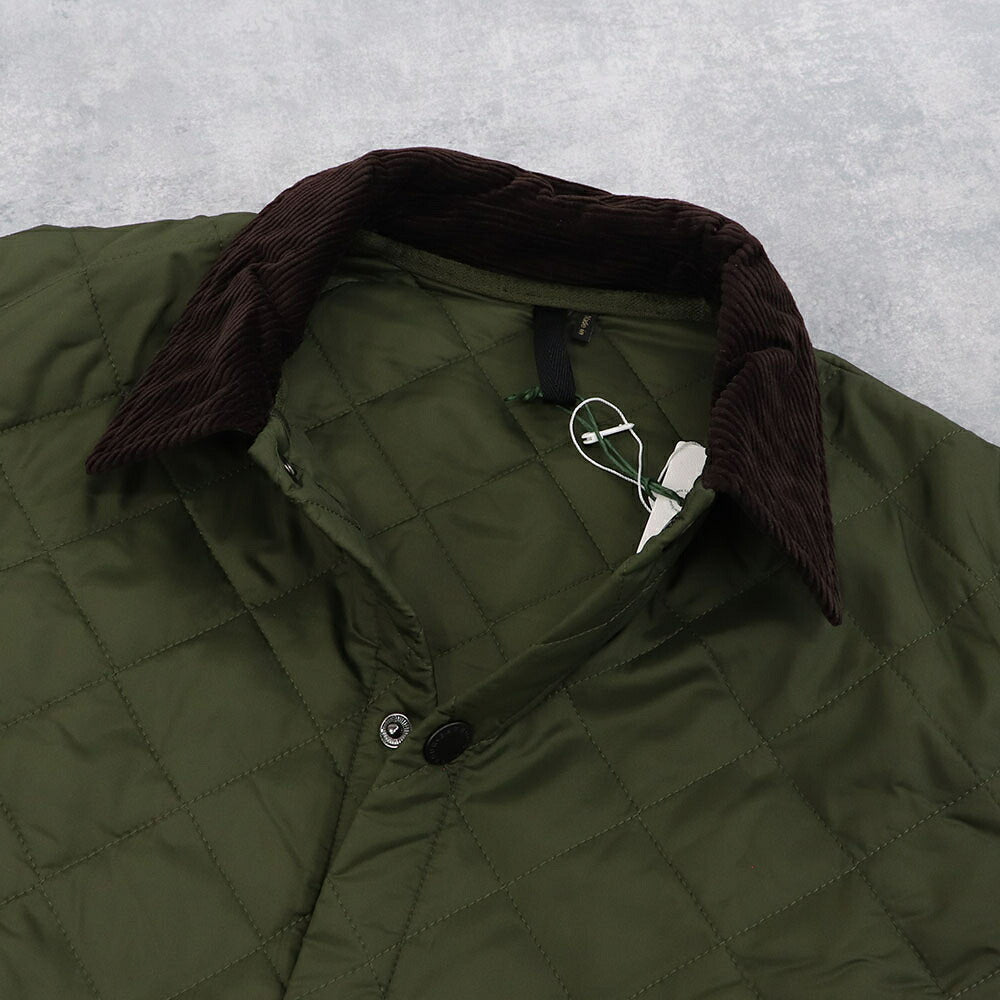 Barbour バブアー メンズ アウター ジャケット・ブルゾン オリーブ ナイロン キルティングジャケット ミリタリー MQU0240