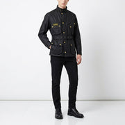 Barbour バブアー メンズ アウター ジャケット・ブルゾン ブラック ワックスコットン ミリタリージャケット MWX0004