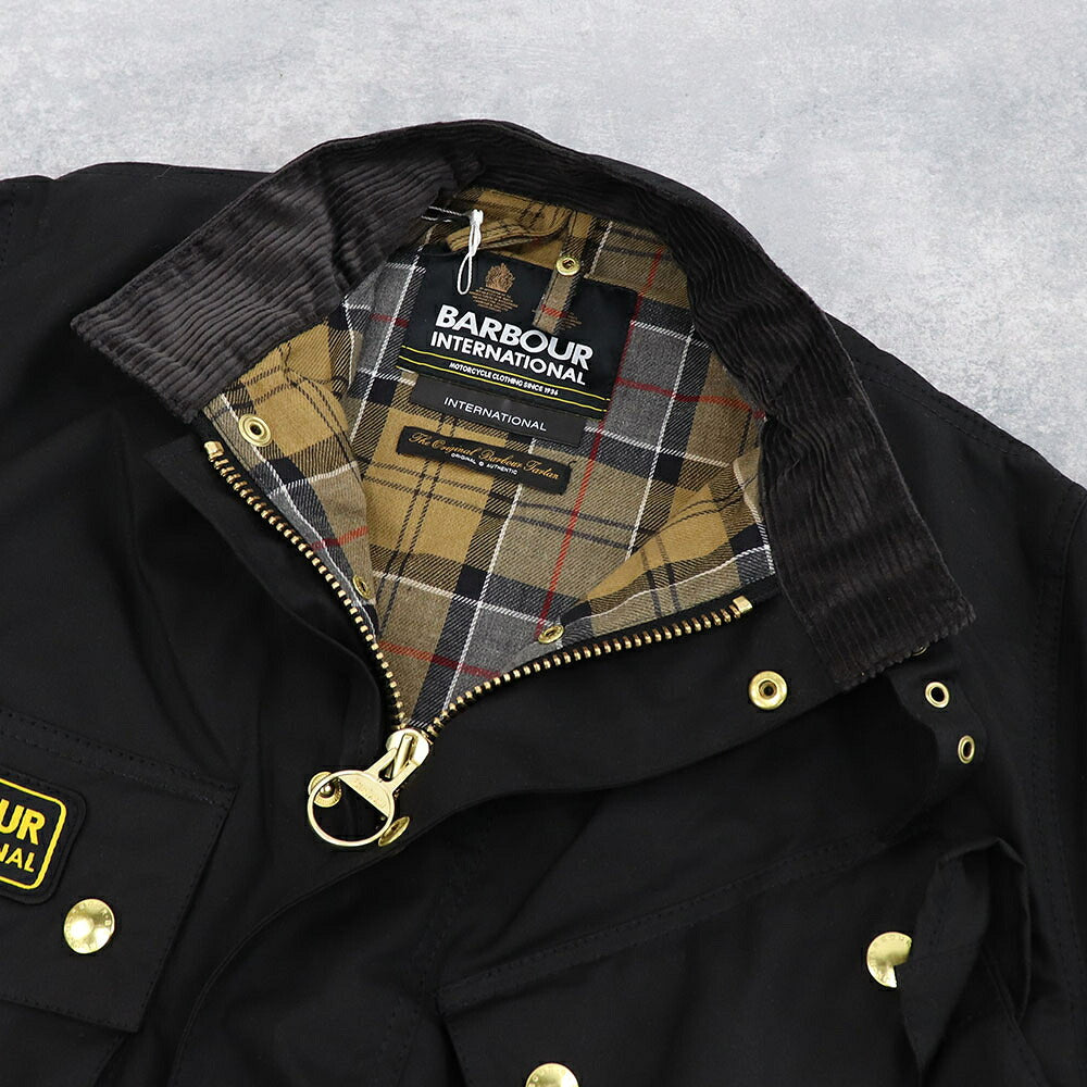 Barbour バブアー メンズ アウター ジャケット・ブルゾン ブラック ワックスコットン ミリタリージャケット MWX0004