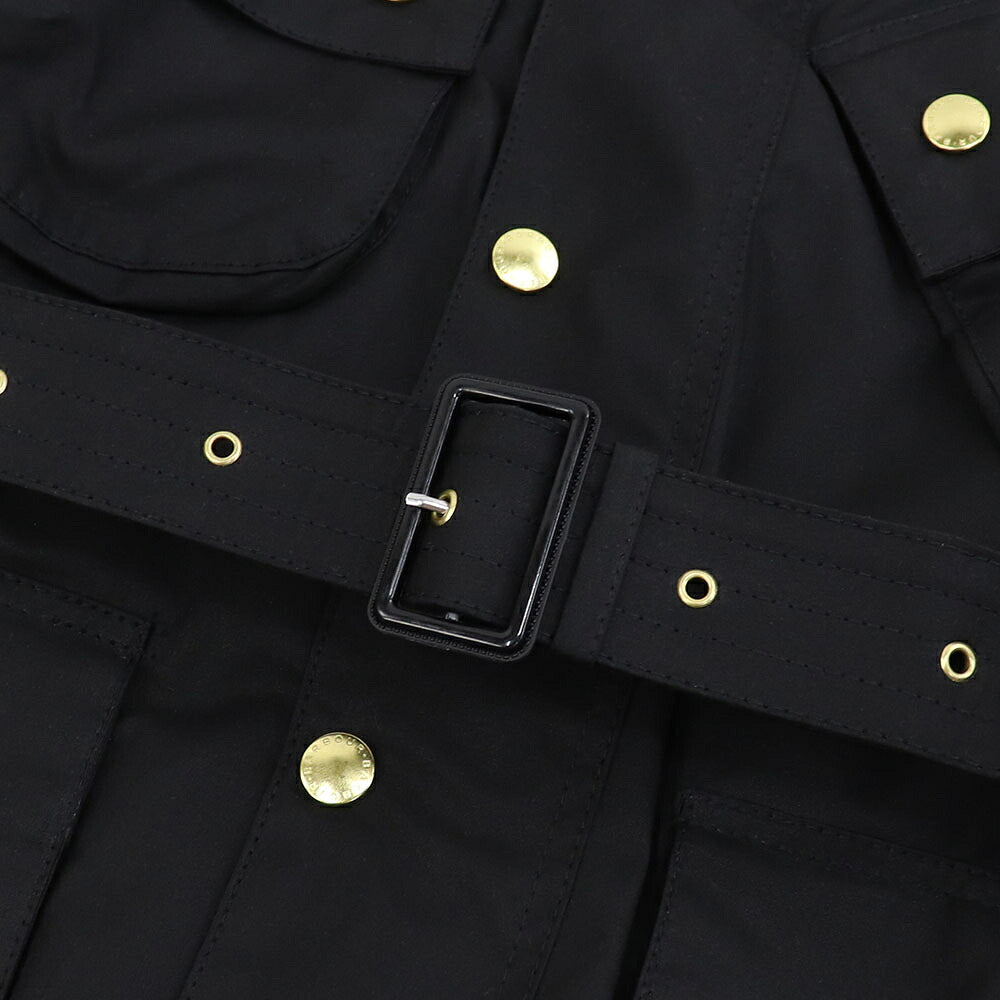 Barbour バブアー メンズ アウター ジャケット・ブルゾン ブラック ワックスコットン ミリタリージャケット MWX0004