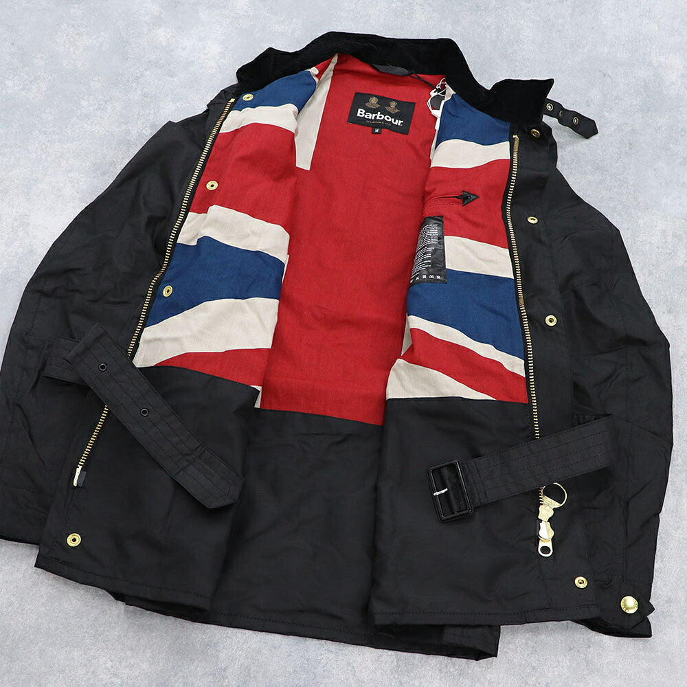 Barbour バブアー メンズ アウター ジャケット・ブルゾン ブラック コットン ミリタリージャケット ユニオンジャック MWX0068