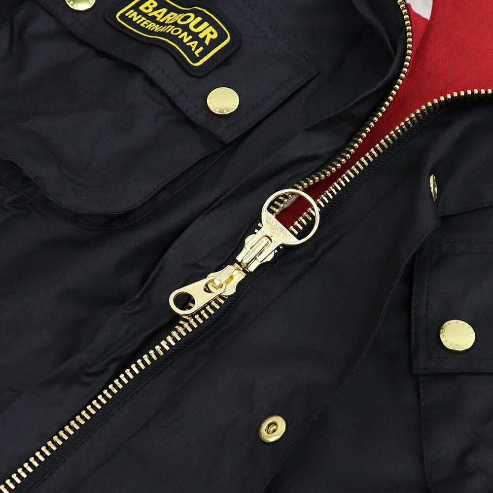 Barbour バブアー メンズ アウター ジャケット・ブルゾン ブラック コットン ミリタリージャケット ユニオンジャック MWX0068