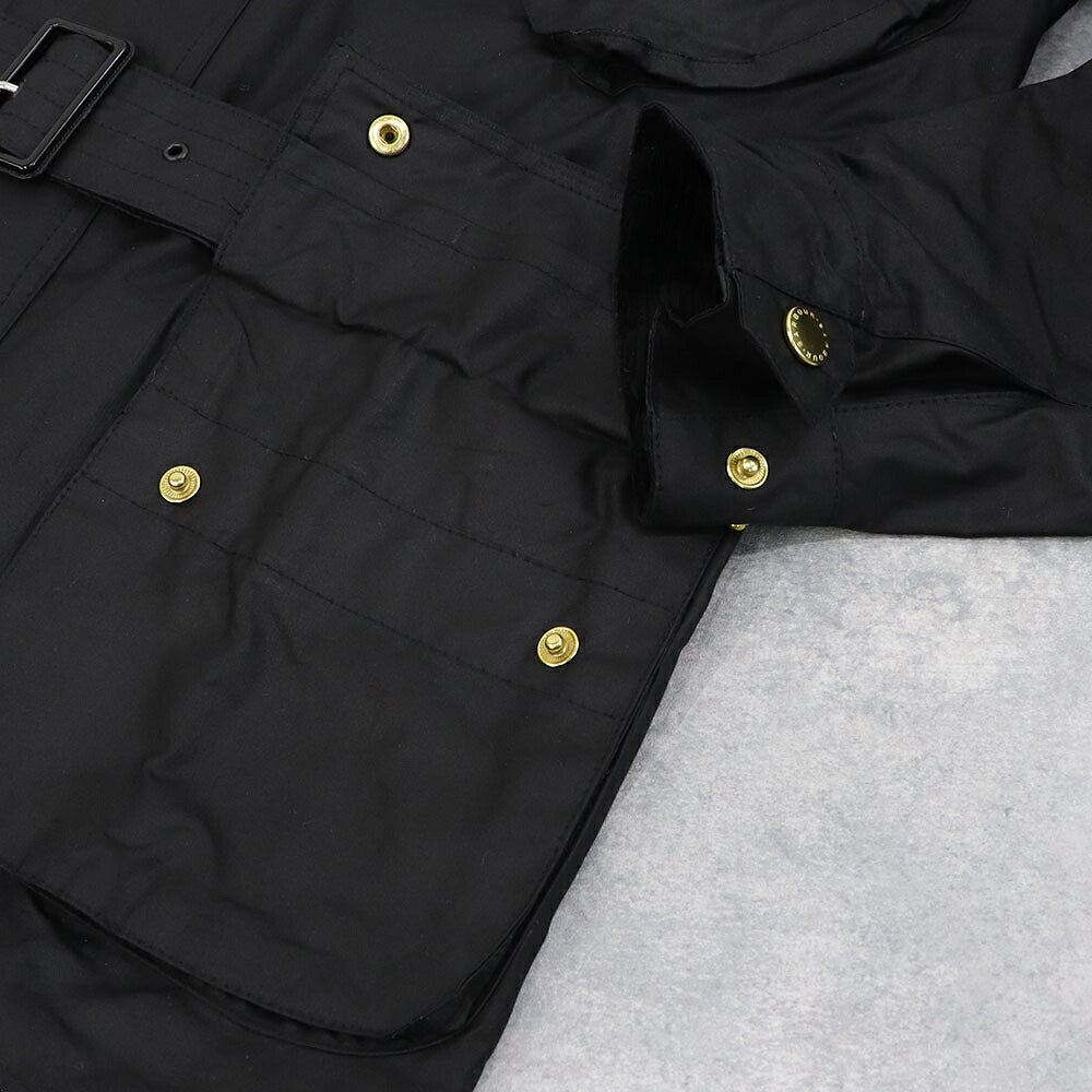 Barbour バブアー メンズ アウター ジャケット・ブルゾン ブラック コットン ミリタリージャケット ユニオンジャック MWX0068