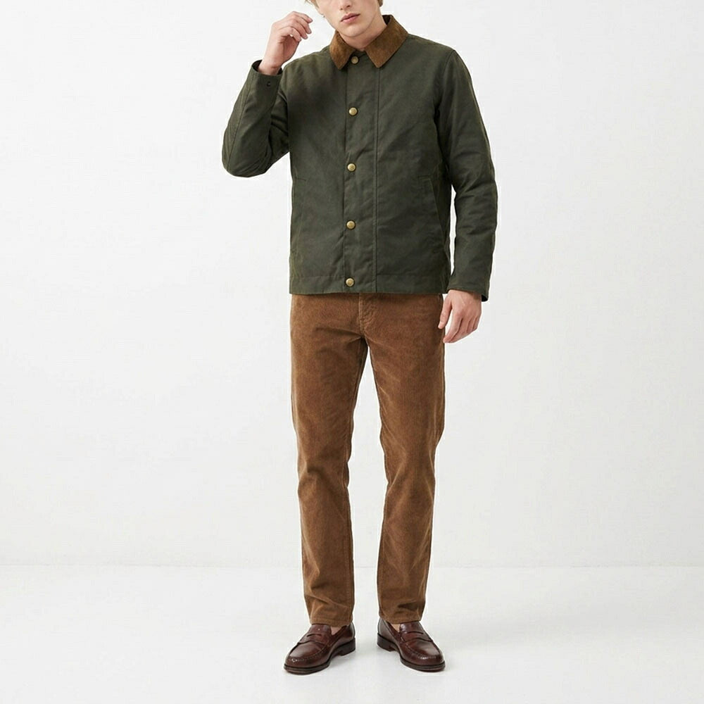 Barbour バブアー メンズ アウター ジャケット・ブルゾン オリーブ 綿 ミリタリー ワックスジャケット MWX1956