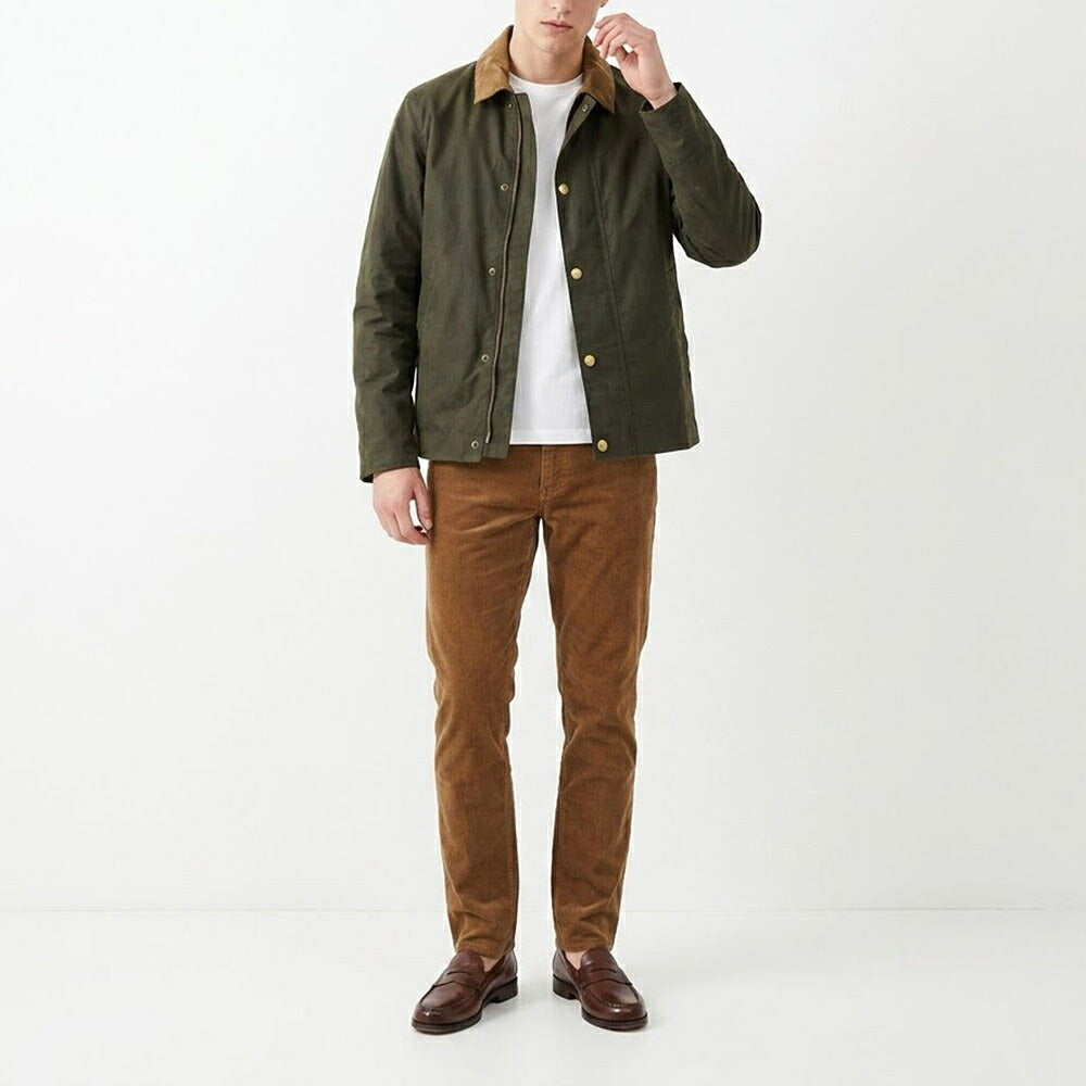 Barbour バブアー メンズ アウター ジャケット・ブルゾン オリーブ 綿 ミリタリー ワックスジャケット MWX1956