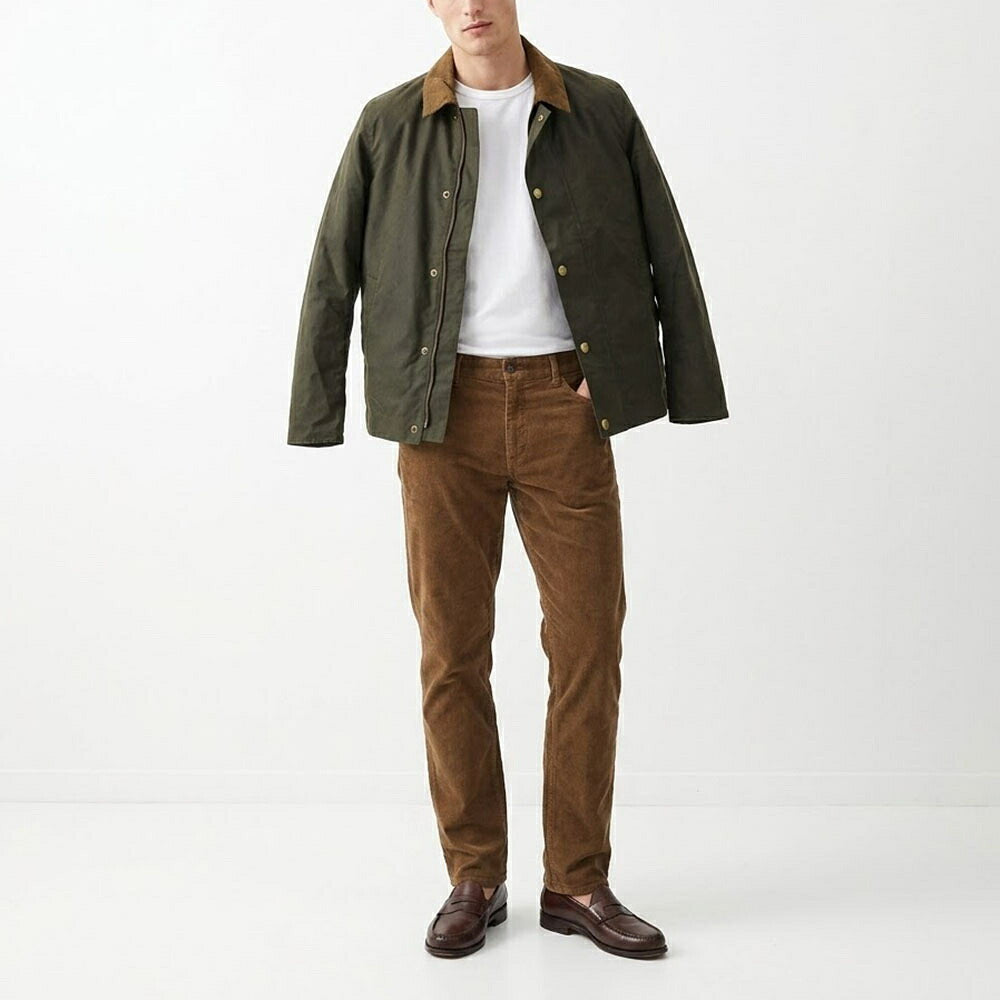 Barbour バブアー メンズ アウター ジャケット・ブルゾン オリーブ 綿 ミリタリー ワックスジャケット MWX1956
