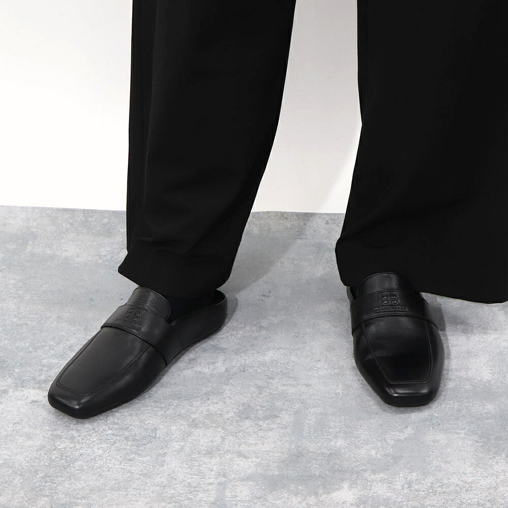 バレンシアガ BALENCIAGA フラットミュール ブラック